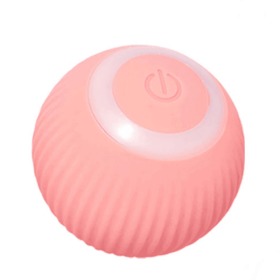 Smart Pet Toys For Dog & Cat; Automatic Rolling Ball Electric Cat Toys; Interactive Cat Ball Toys (Color: Pink (1.69in))